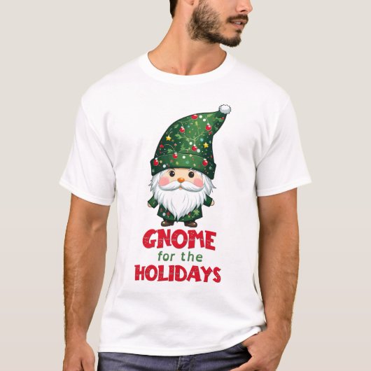 Gnome für den Urlaub Funny & Adorge Weihnachten T-Shirt (Vorderseite)