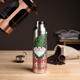 Gnome für den Urlaub Funny & Adorge Weihnachten Trinkflasche