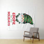 Gnome für den Urlaub Funny & Adorge Weihnachten Wandteppich (Beispiel (Horizontal))