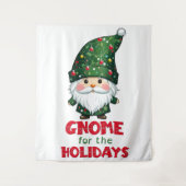 Gnome für den Urlaub Funny & Adorge Weihnachten Wandteppich (Vorderseite)