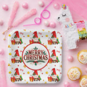 Gnome für die Ferien Pappteller (Party)