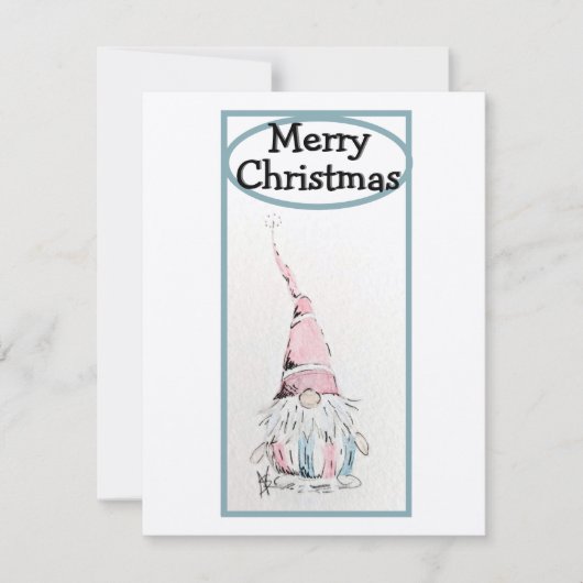 Gnome für die Urlaubskarte Feiertagskarte (Vorderseite)