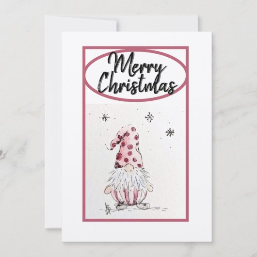 Gnome für die Urlaubskarte Feiertagskarte (Vorderseite)