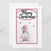 Gnome für die Urlaubskarte Feiertagskarte (Vorne/Hinten)