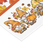 Gnome für Erntedank Kurzer Tischläufer (Ecke)