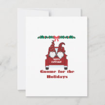 Gnome für Feiertage auf einem