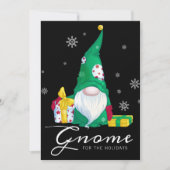 Gnome für Feiertage Feiertagskarte (Vorderseite)