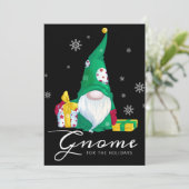 Gnome für Feiertage Feiertagskarte (Stehend Vorderseite)