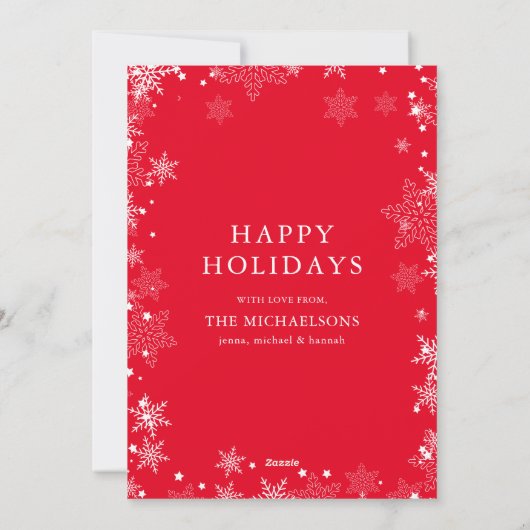 Gnome für Feiertage Feiertagskarte (Rückseite)