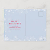 Gnome für Feiertage Feiertagspostkarte (Rückseite)