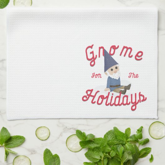 Gnome für Ferien Geschirrtuch (Gefaltet)