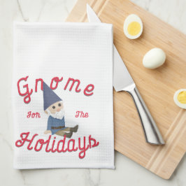 Gnome für Ferien Geschirrtuch