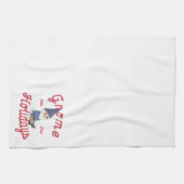 Gnome für Ferien Geschirrtuch (Horizontal)