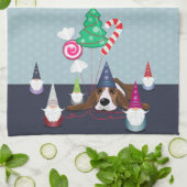 Gnome für Ferien Geschirrtuch (Gefaltet)