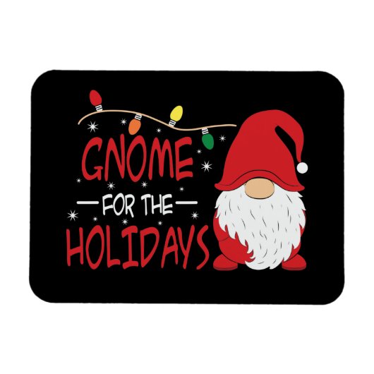 Gnome für Ferien Magnet (Horizontal)