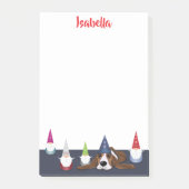 Gnome für Ferien Post-it Klebezettel (Vorderseite)