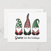 Gnome für Ferien Postkarte (Vorne/Hinten)