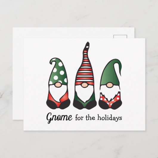 Gnome für Ferien Postkarte (Vorne/Hinten)