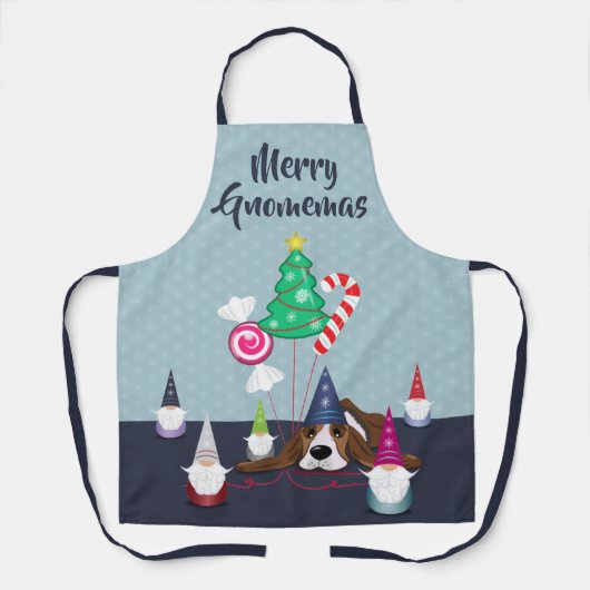 Gnome für Ferien Schürze (Vorderseite)