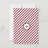 Gnome für Holiday skandinavische Tomte Design Einladung (Rückseite)