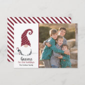 Gnome für Holiday skandinavische Tomte Design Einladung (Vorne/Hinten)