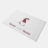 Gnome für Holidays skandinavisches Design Fußmatte (Schrägansicht)