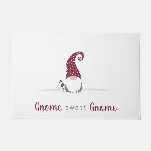 Gnome für Holidays skandinavisches Design Fußmatte (Vorderseite)