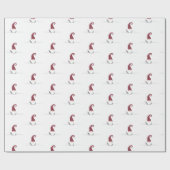 Gnome für Holidays skandinavisches Design Geschenkpapier (Flach)