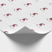 Gnome für Holidays skandinavisches Design Geschenkpapier (Ecke)