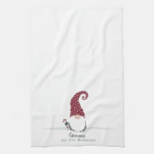 Gnome für Holidays skandinavisches Design Geschirrtuch (Vertikal)