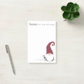 Gnome für Holidays skandinavisches Design Post-it Klebezettel (Büro)