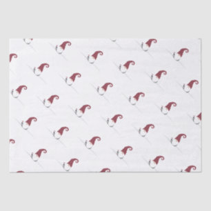 Gnome für Holidays skandinavisches Design Seidenpapier
