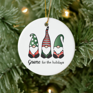Gnome für Urlaub Keramik Ornament