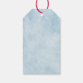 Gnome für Weihnachten Geschenkanhänger (Rückseite)