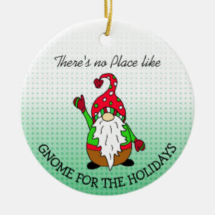 Gnome für Weihnachten in Feiertagen Keramik Ornament