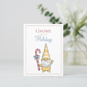Gnome für Weihnachten Postkarte