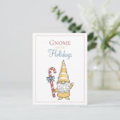 Gnome für Weihnachten Postkarte (Stehend Vorderseite)
