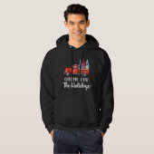 Gnome für Weihnachten Weihnachten Gnome Red Truck Hoodie (Vorne ganz)