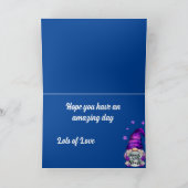 Gnome Galaxy Geburtstagskarte Karte (Innenseite)