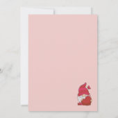 Gnome Galentines Day Brunch Einladung (Rückseite)