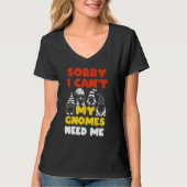 Gnome Gardening For Gnome Gardener Gnomes Addict T-Shirt (Vorderseite)