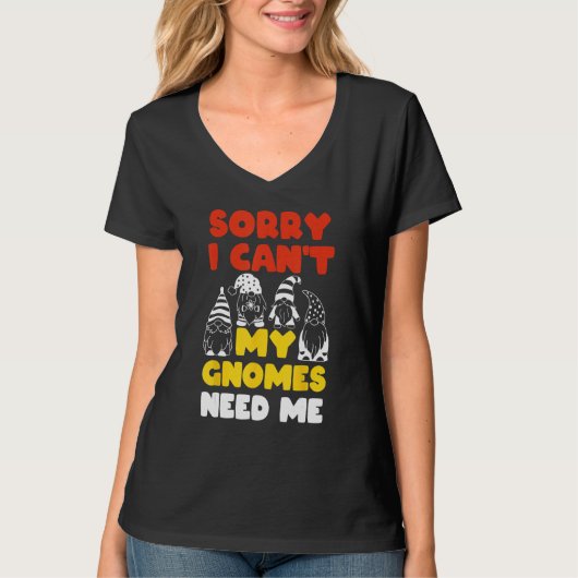 Gnome Gardening For Gnome Gardener Gnomes Addict T-Shirt (Vorderseite)
