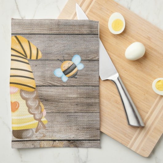 Gnome, Garten Gnome Geschirrtuch (Viertel Falte)