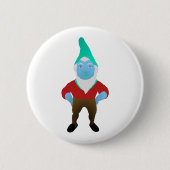 Gnome-Garten-kleine Mann-Rasen Nome Button (Vorderseite)
