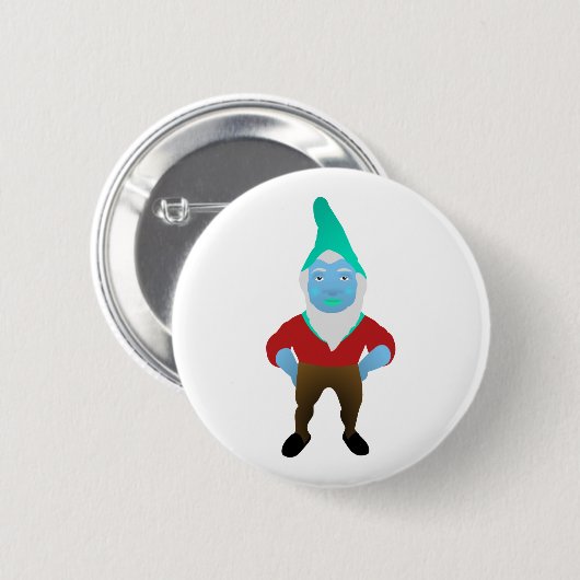Gnome-Garten-kleine Mann-Rasen Nome Button (Vorne & Hinten)
