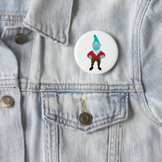 Gnome-Garten-kleine Mann-Rasen Nome Button (Beispiel)