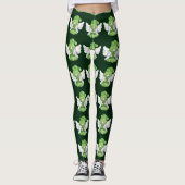 Gnome Gemini Astrologie Signaturengel Leggings (Vorderseite)