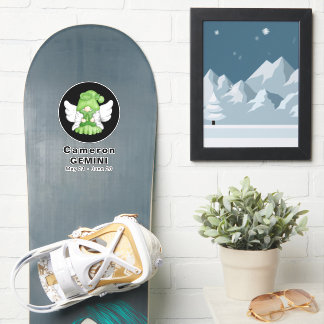 Gnome Gemini Astrologie signieren Engel 8" Vinyl S Aufkleber