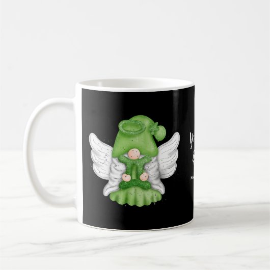 Gnome Gemini Astrologie Signieren Engel Ihren Name Kaffeetasse (Links)