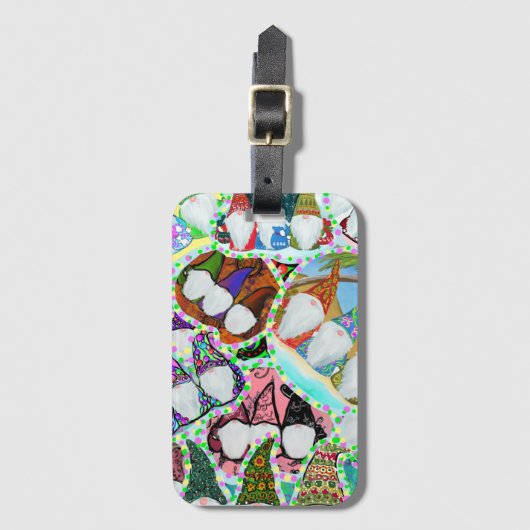 GNOME GEPÄCKANHÄNGER (Vorderseite Vertikal)